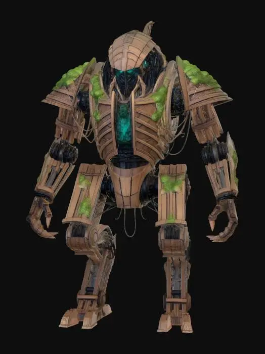 3D model for Forestbound Automaton