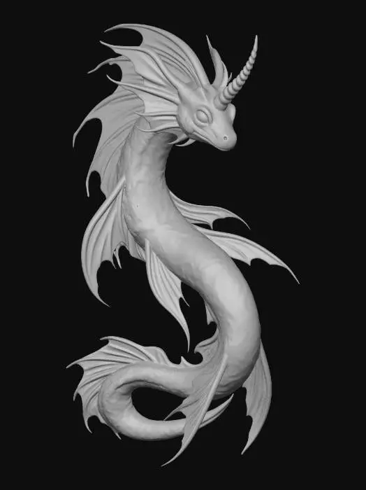 3D model for Neon Sea Dragon