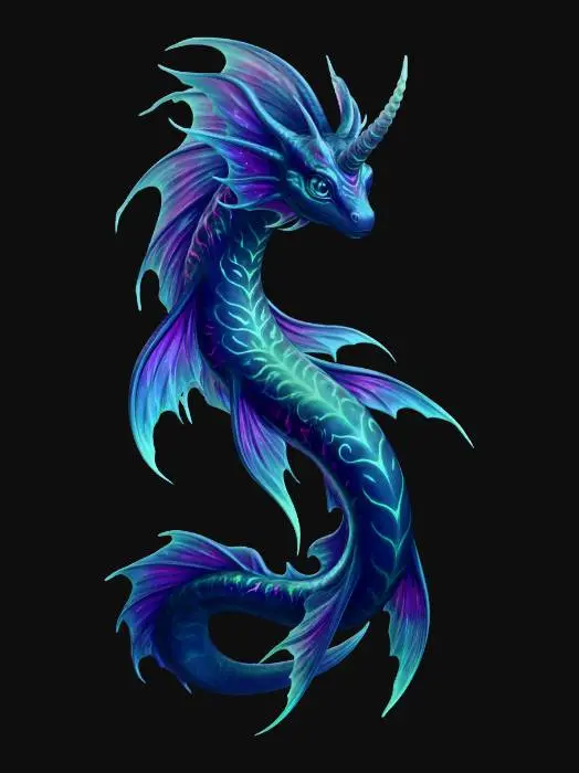 3D model for Neon Sea Dragon