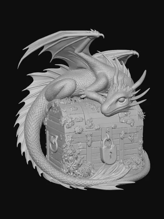 3D model for Coral Hoard Guardian