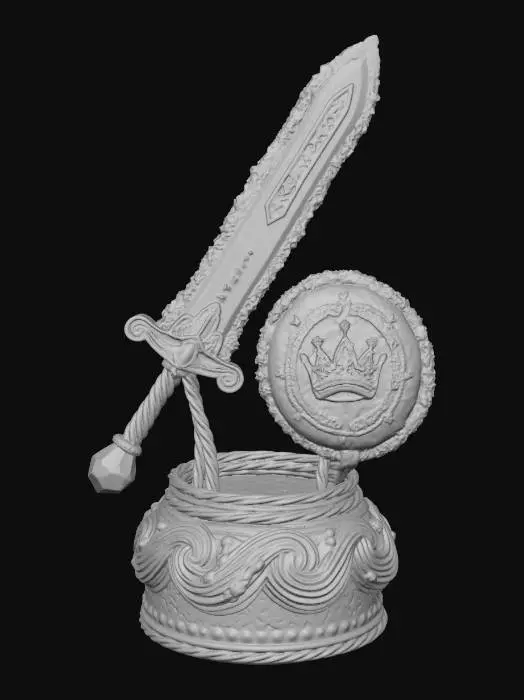 3D model for Rainbow Sugar Sword