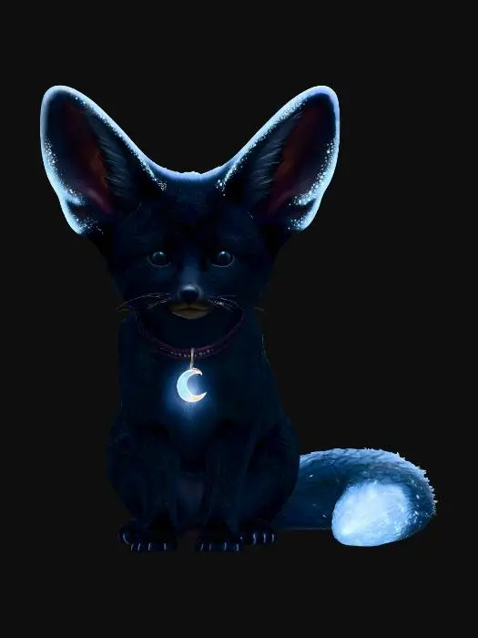 3D model for Moonlit Kitsune