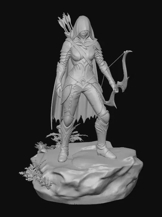 3D model for Moonlit Forest Runic Archer