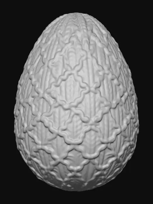 3D model for Pastel Rainbow Crochet Egg, #EasterEgg2026#