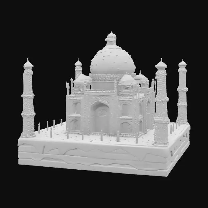 3D model for [India] Candy Taj Mahal, #AroundTheWorld#