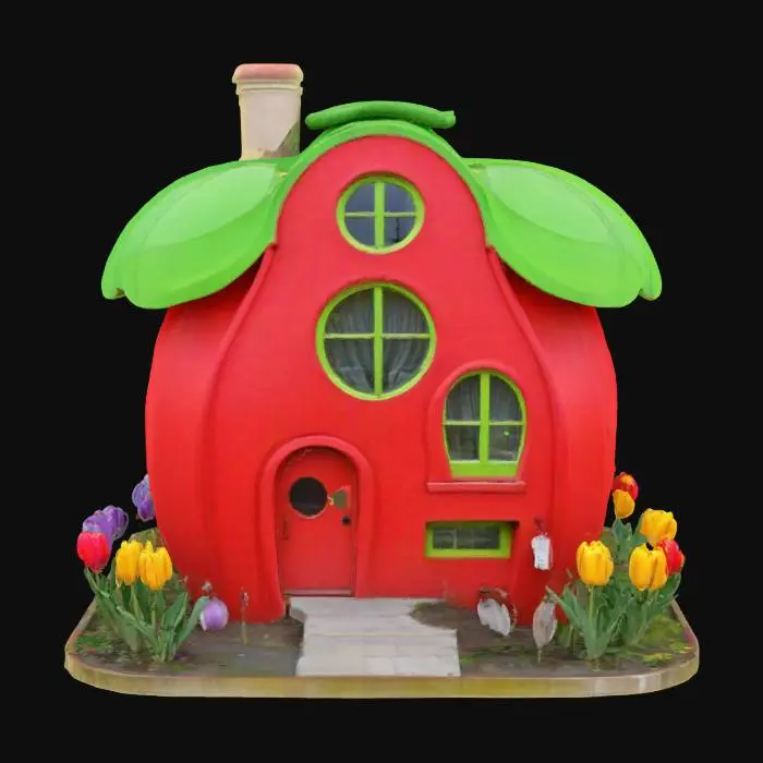 3D model for [Amsterdam] a tulip bulb house, #AroundTheWorld#