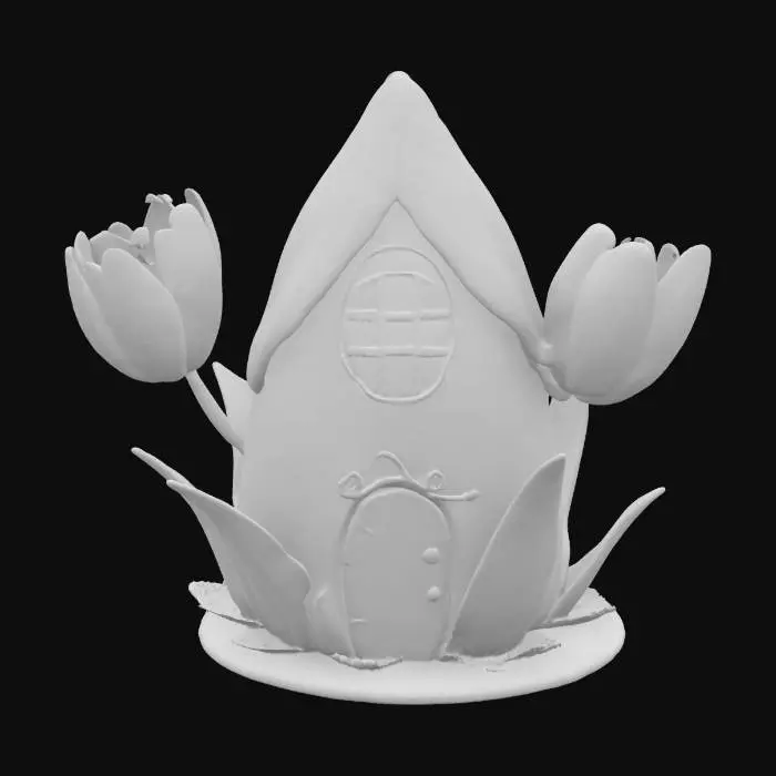 3D model for [Amsterdam] a tulip bulb house, #AroundTheWorld#