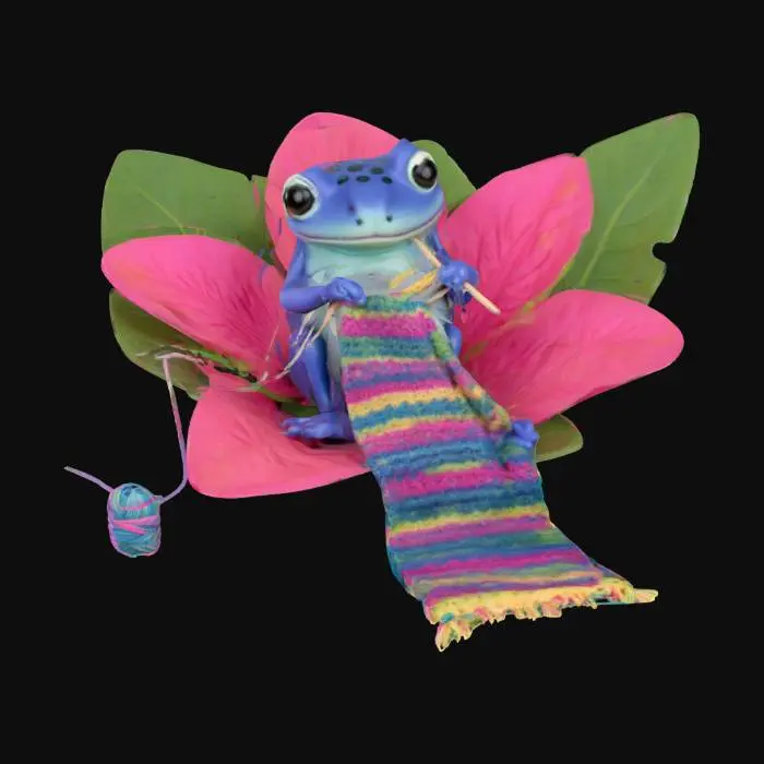 3D model for [Columbia] Weaving Frog Fiesta, #AroundTheWorld#