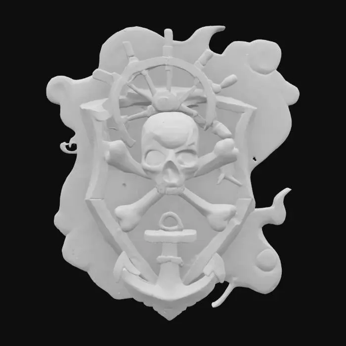 3D model for Pirate's Emblem, #emblem#
