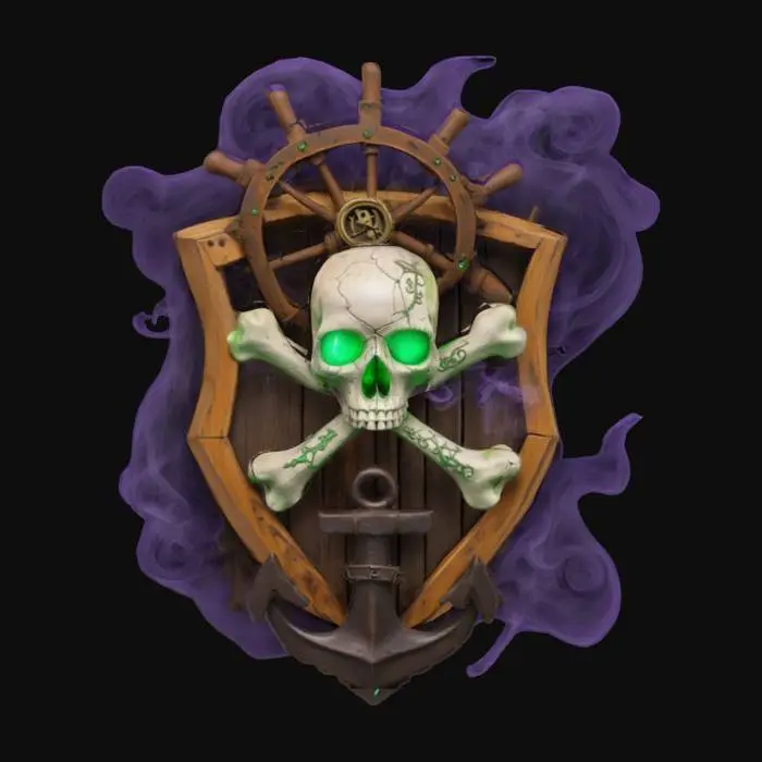 3D model for Pirate's Emblem, #emblem#