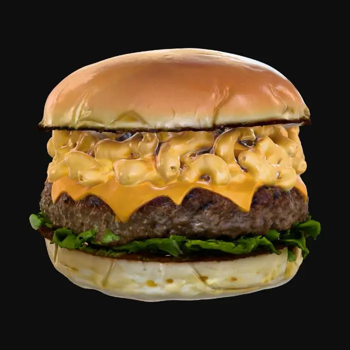 3D model for Mac Attack Burger, #food#