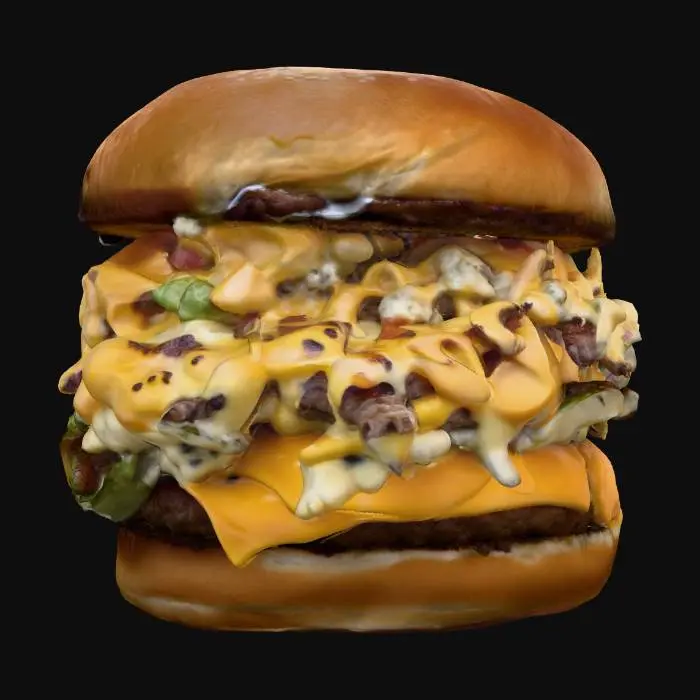 3D model for Mac Attack Burger, #food#