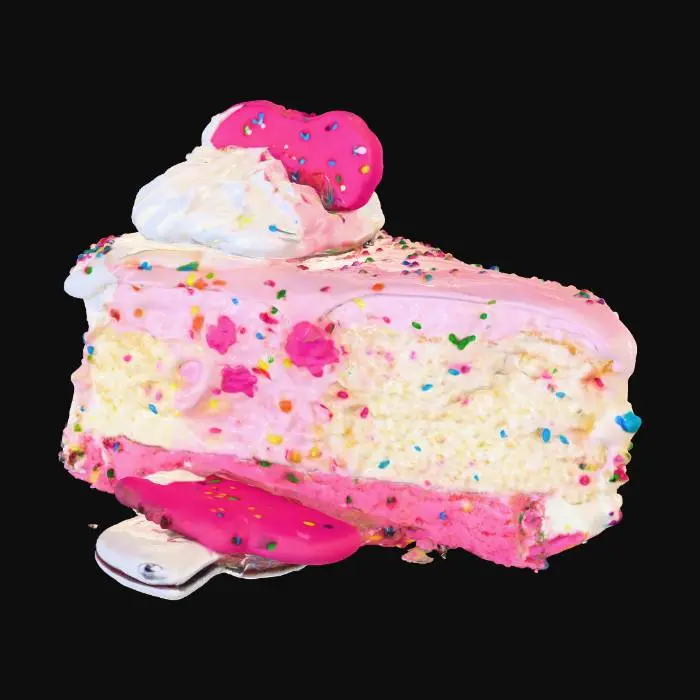 3D model for Circus Animal Cheesecake, #food#