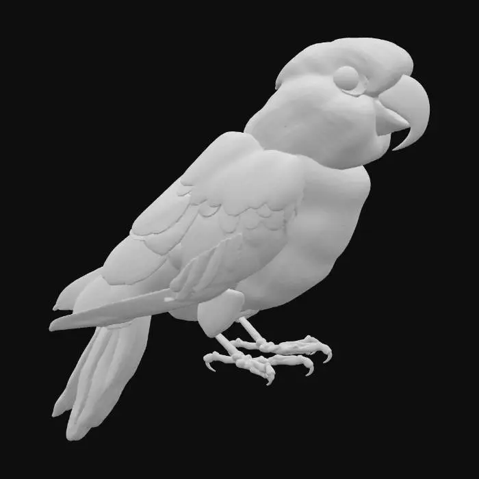 3D model for Colorful Pepper Parrot, #food#