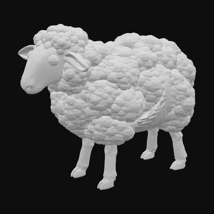 3D model for Cauli-Sheep, #food#