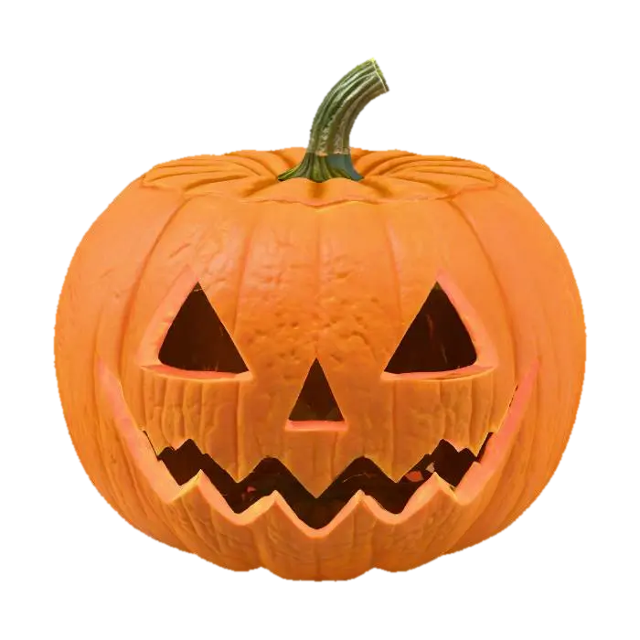 Jack-o'-Lantern Glow 3D model, vytvořený pomocí AI