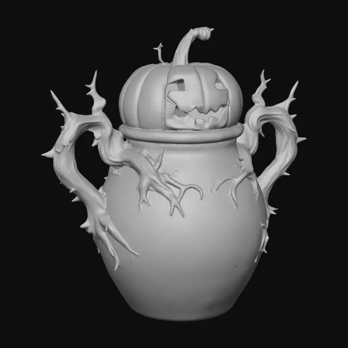 3D model for Pumpkin Urn, #Halloween2025#