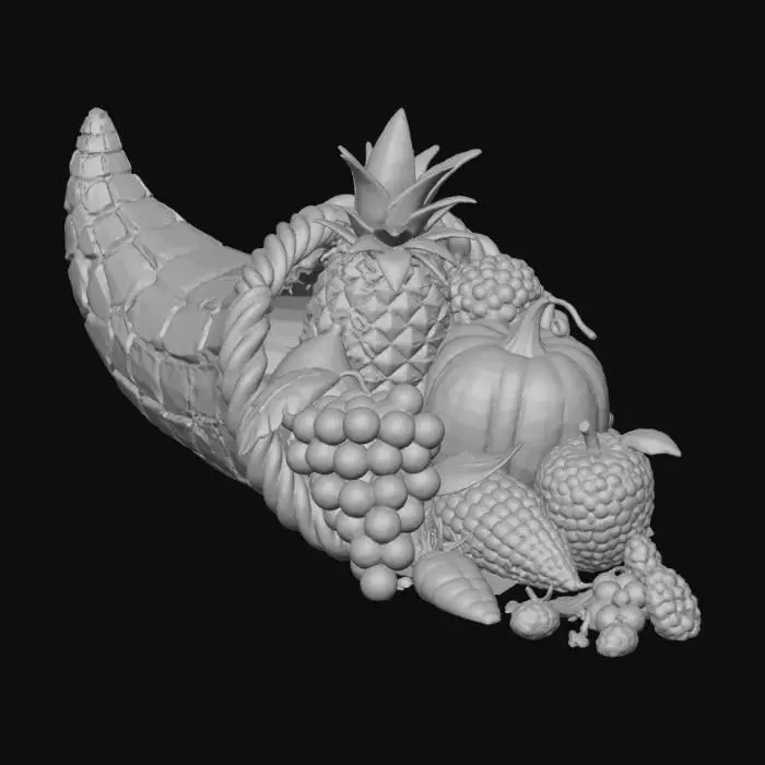 3D model for Cornucopia of Jewels, #Thanksgiving#