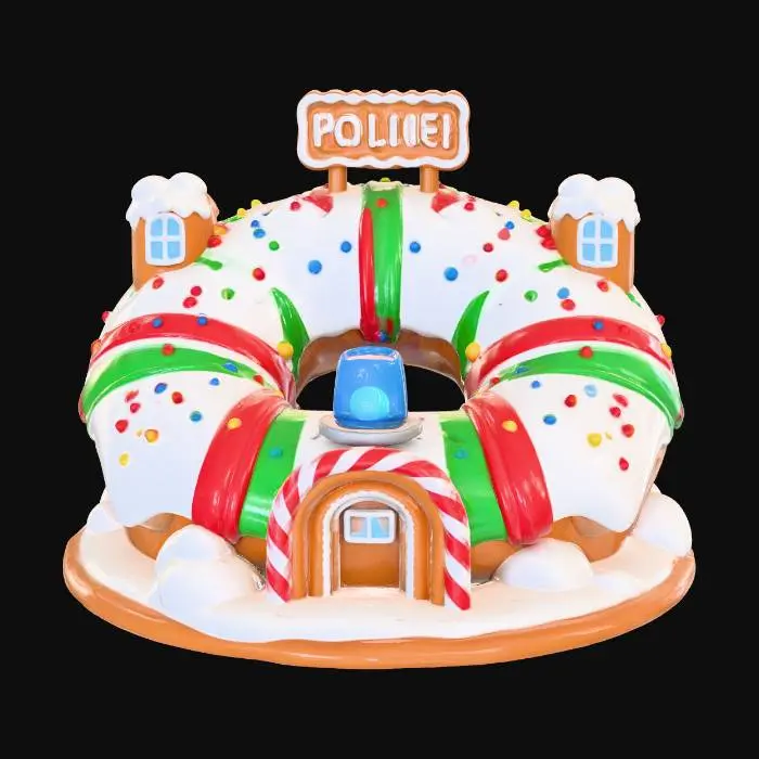 3D model for Donut Police Station, #Christmas2025#