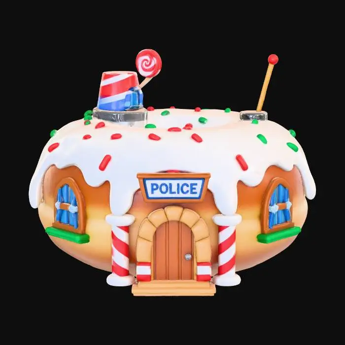 3D model for Candy Police Station, #Christmas2025#