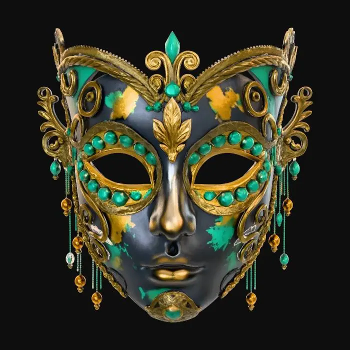 3D model for Verdant Midnight Masquerade