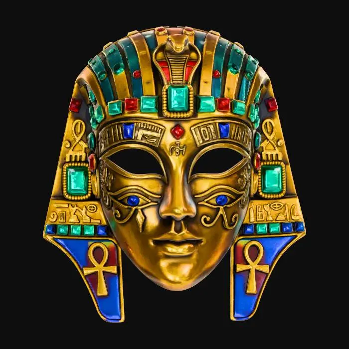 3D model for Mask of the Golden Pharaoh