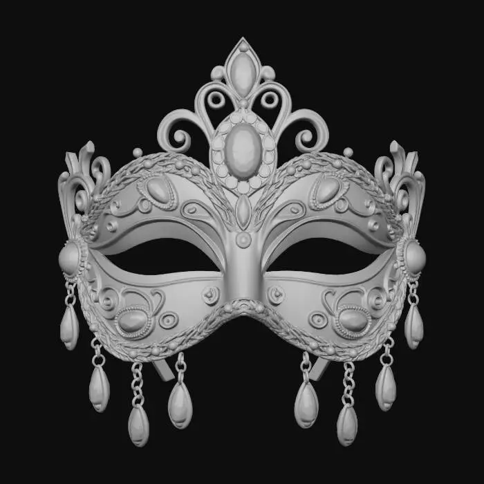 3D model for Copper Masquerade of Turquoise and Amethyst