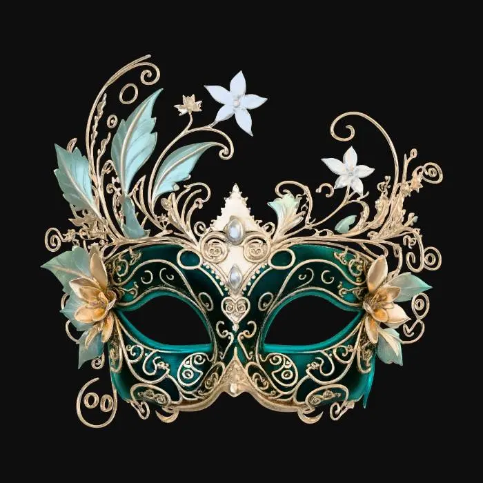 3D model for Teal Garden Masquerade