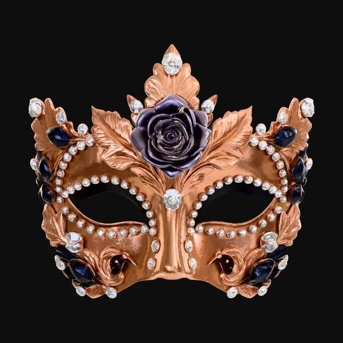 3D model for Midnight Rose Masquerade