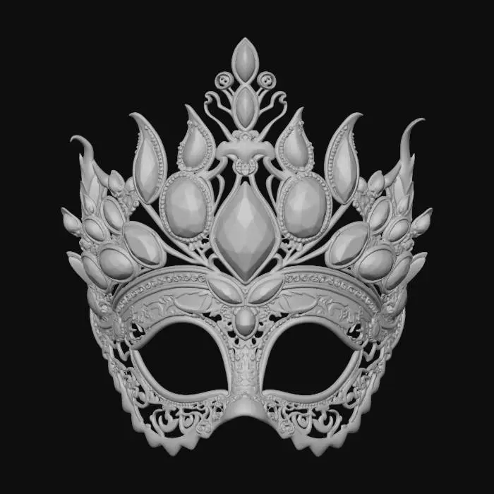 3D model for Gilded Jewel Mask