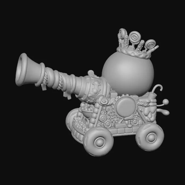 3D model for Whimsical Candy Cannon