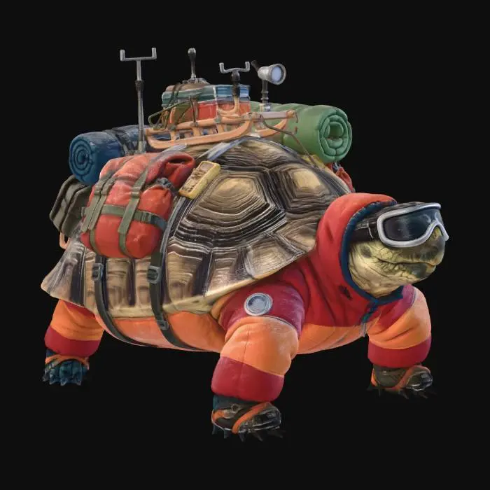 3D model for Icebound Backpacking Turtle