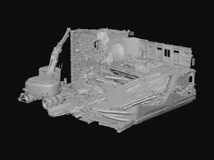 3D model for Demolition in Winter