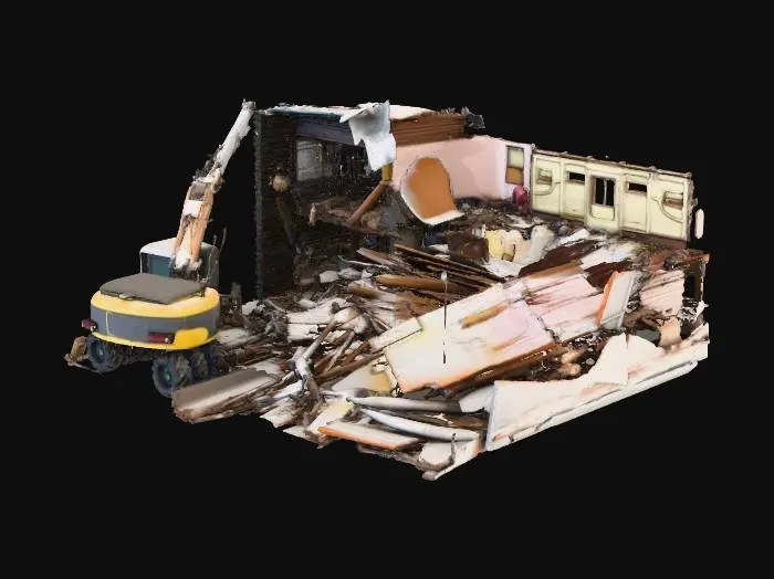 3D model for Demolition in Winter