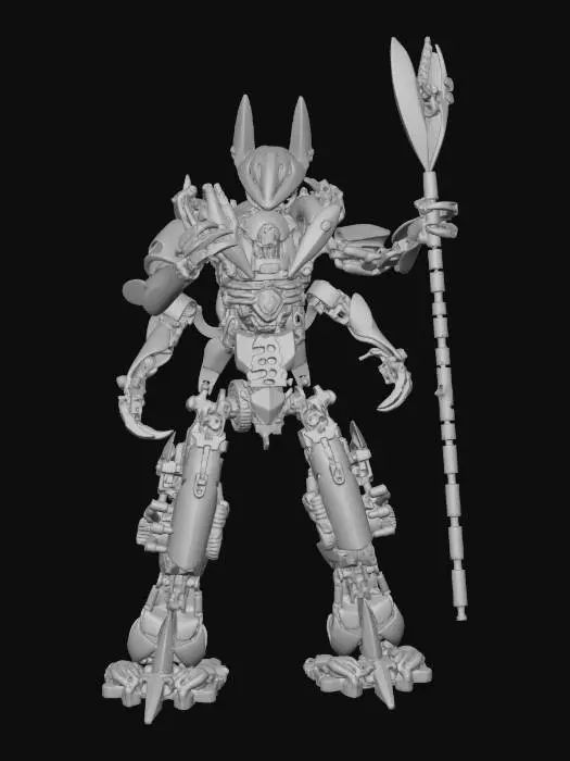 3D model for Lego Warrior Sentinel