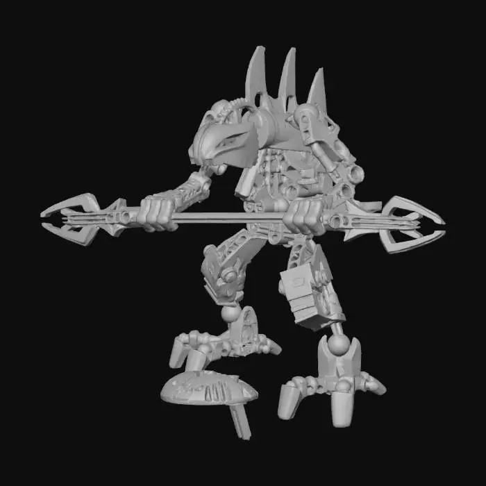 3D model for Golden Warrior Construct