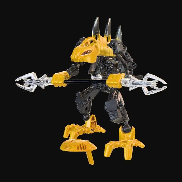 3D model for Golden Warrior Construct