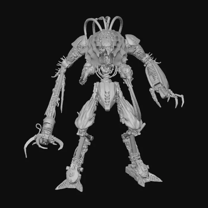 3D model for Aquatic Techno-Warrior