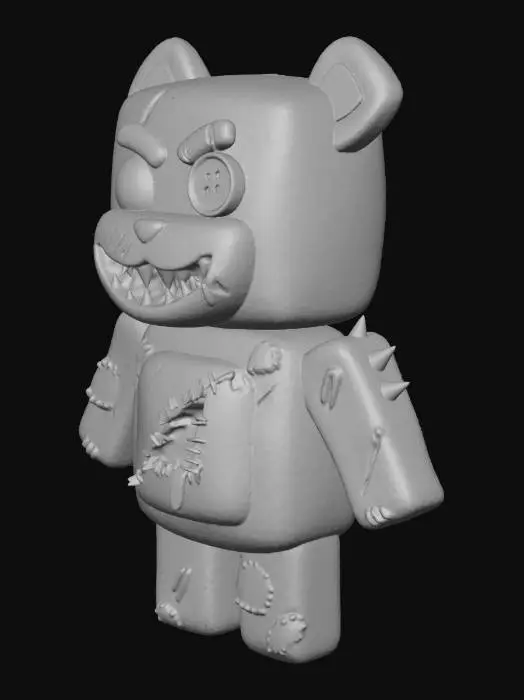 3D model for Grumpy Patch-Bear