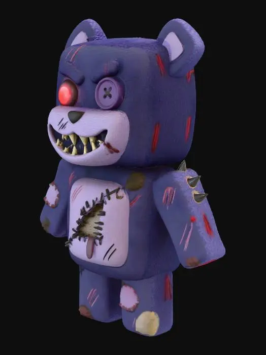 3D model for Grumpy Patch-Bear