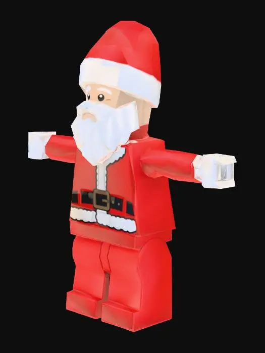 3D model for Lego Santa 3D Model