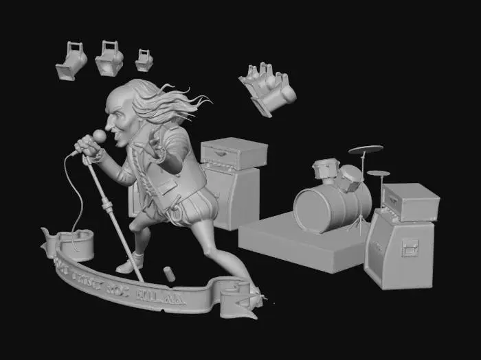 3D model for Globe Theatre Rock Ballad