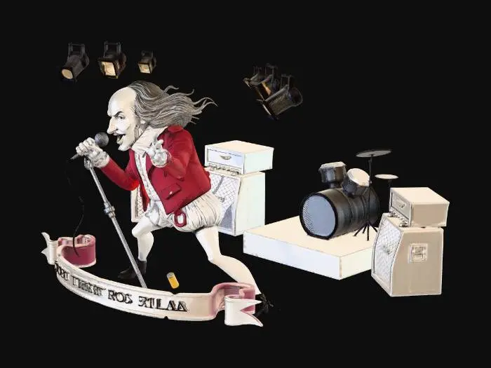 3D model for Globe Theatre Rock Ballad