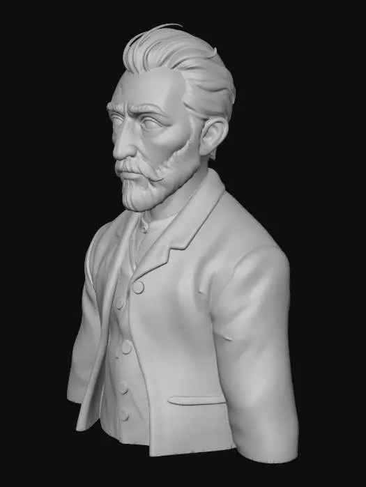 3D model for Crimson Beard and Sage Suit