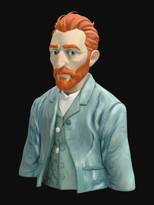 3D model for Crimson Beard and Sage Suit