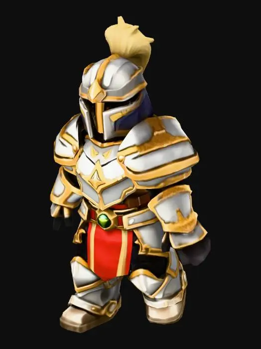 3D model for Gilded Paladin