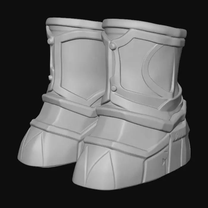 3D model for Lightningbound Boots