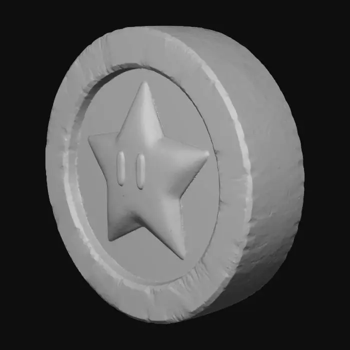 3D model for Golden Star Coin
