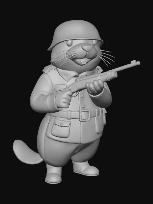 3D model for Beaver Soldier