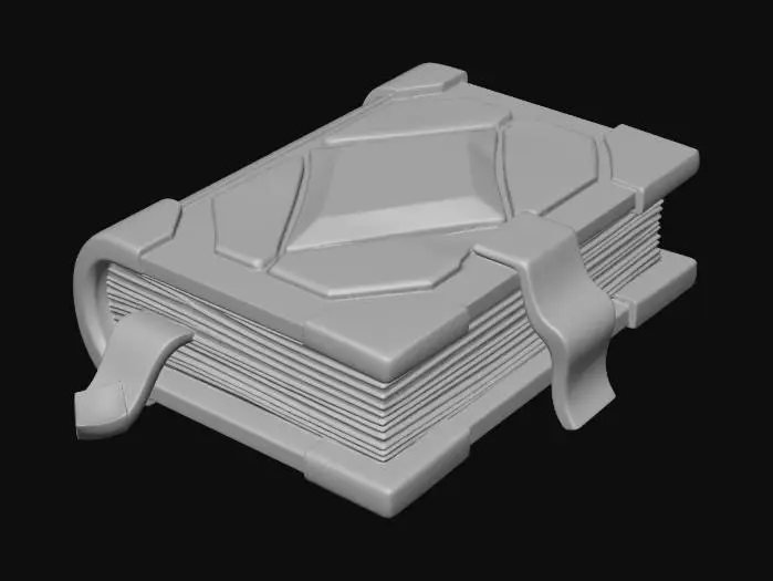3D model for Crystalbound Grimoire